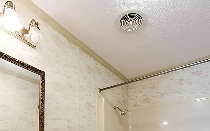 Mobile home bathroom ventilation problems